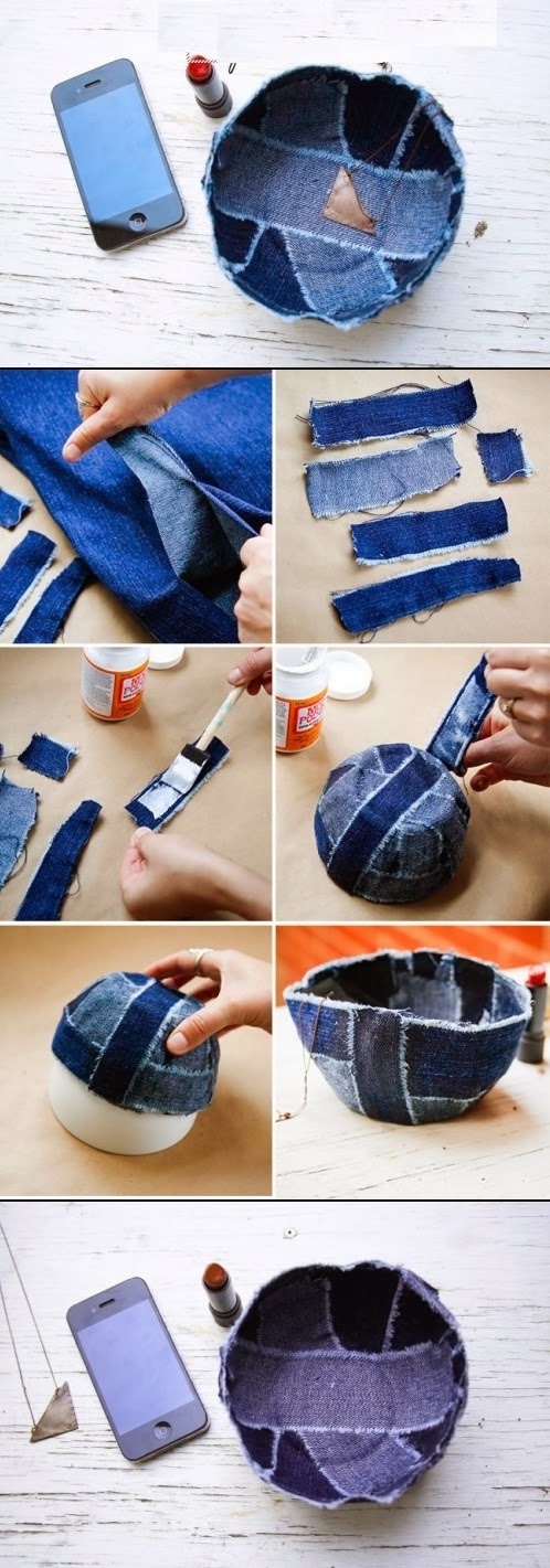 DIY Jean Bowl DIY Jean Bowl