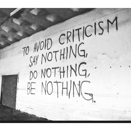 To avoid criticism