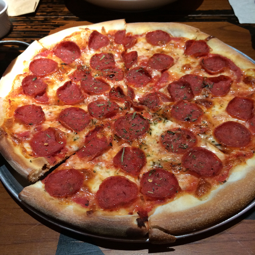 Pepperoni pizza