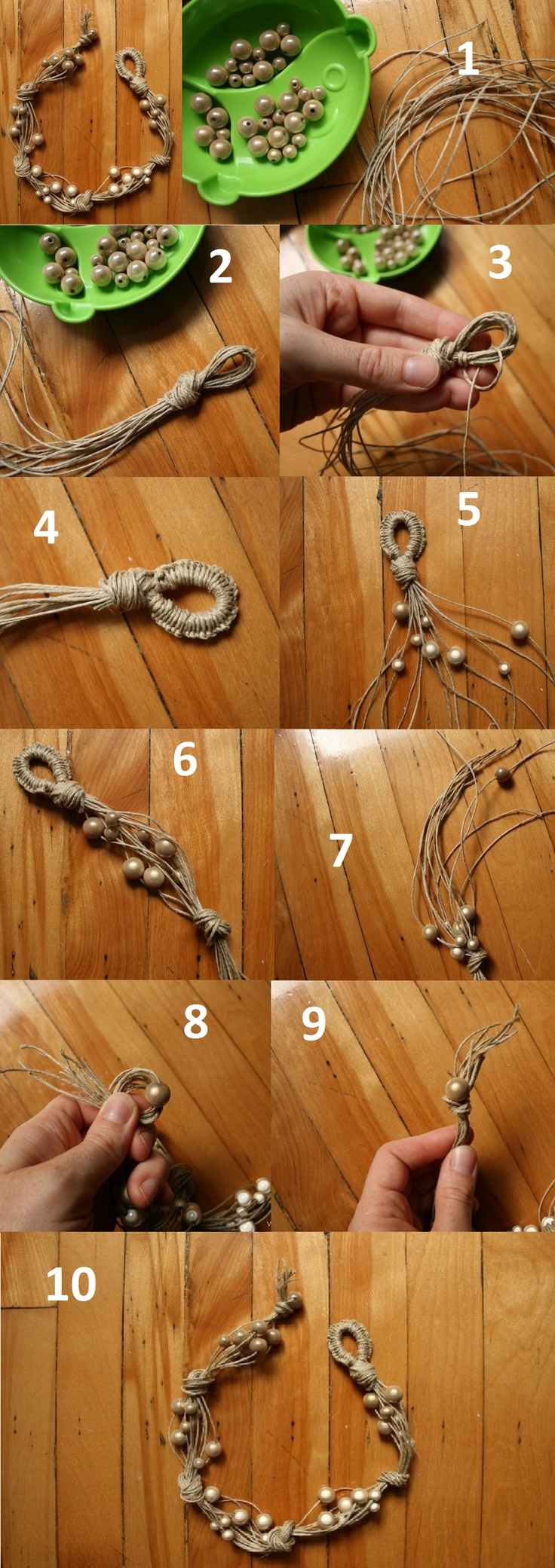 DIY Cord Necklace DIY Cord Necklace