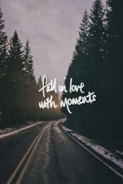 Fall in love with moments Fall in love with moments
