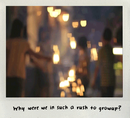Such a rush to grow up