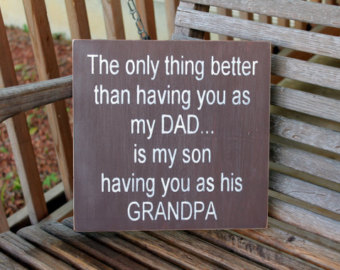 My son having you as his grandpa