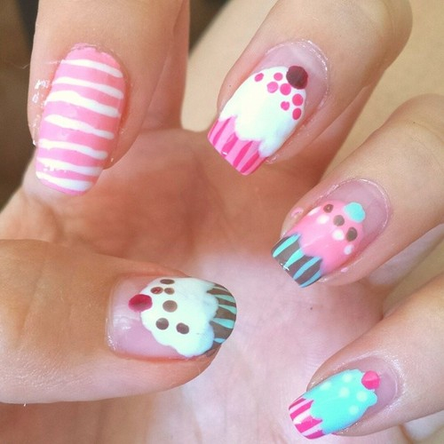 Cupcake nails