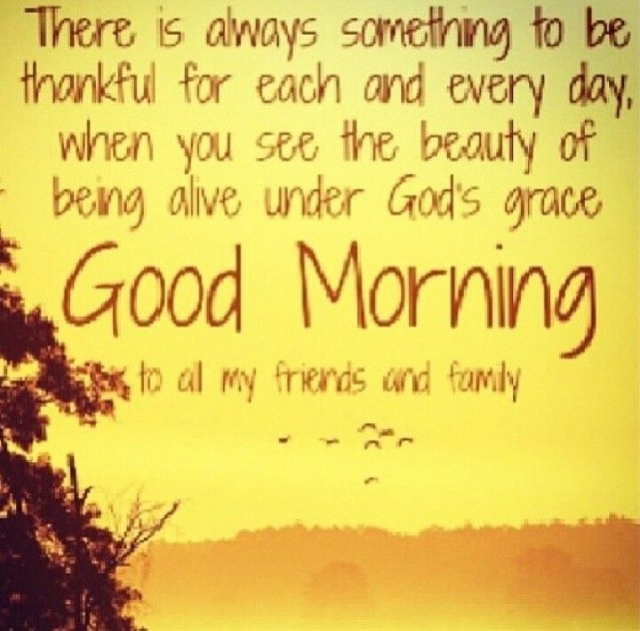Good Morning