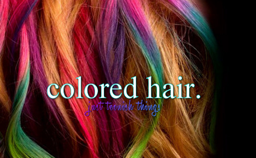 Colored hair