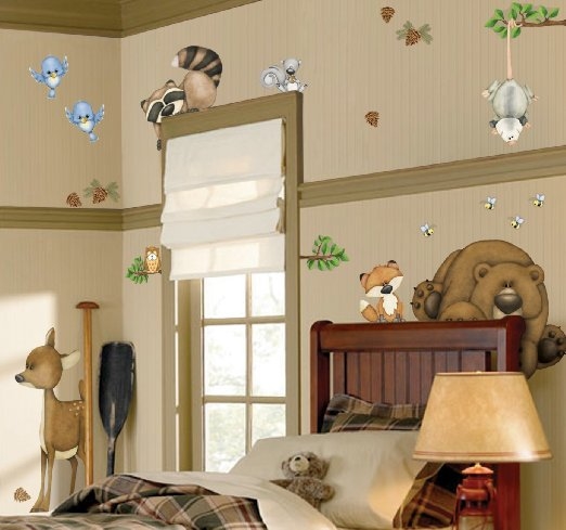 Wild Life Children's Room Wall Decals Wild Life Children's Room Wall Decals