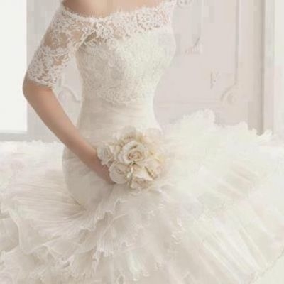 Lace & Ruffles Wedding Gown