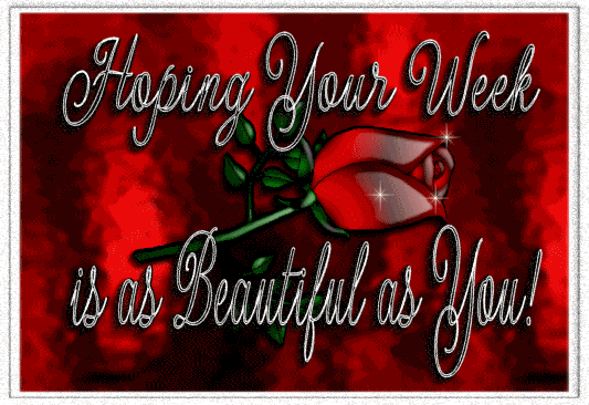 Hoping your week is as beautiful as you