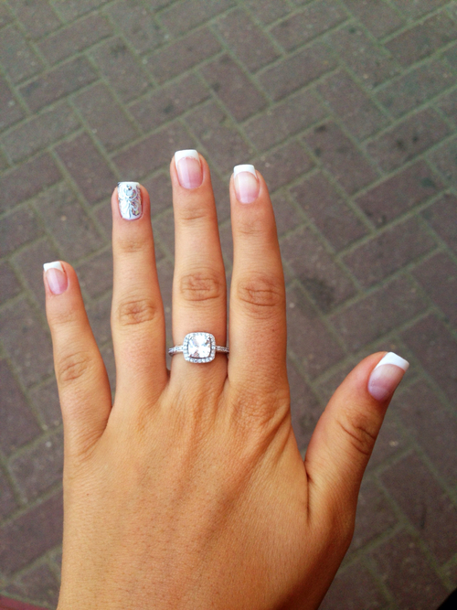 French tip nails French tip nails