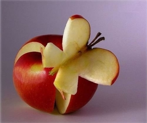 Apple butterfly