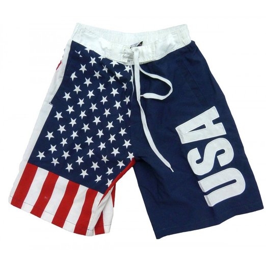 USA American Flag Men's Swim wear