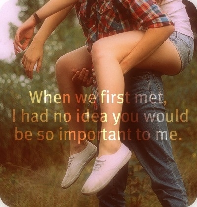 When we first met When we first met
