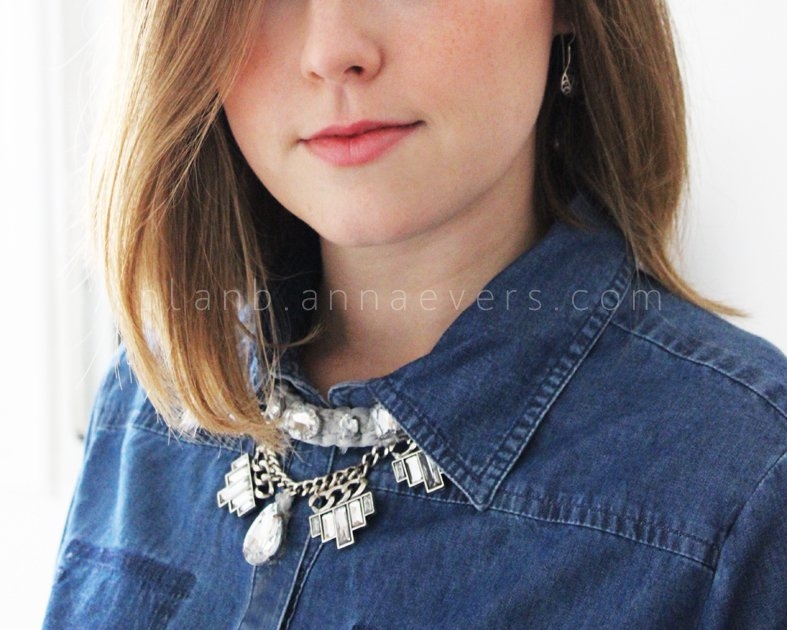 DIY Crystal Statement Necklace DIY Crystal Statement Necklace
