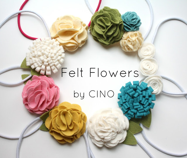 Felt flowers Felt flowers
