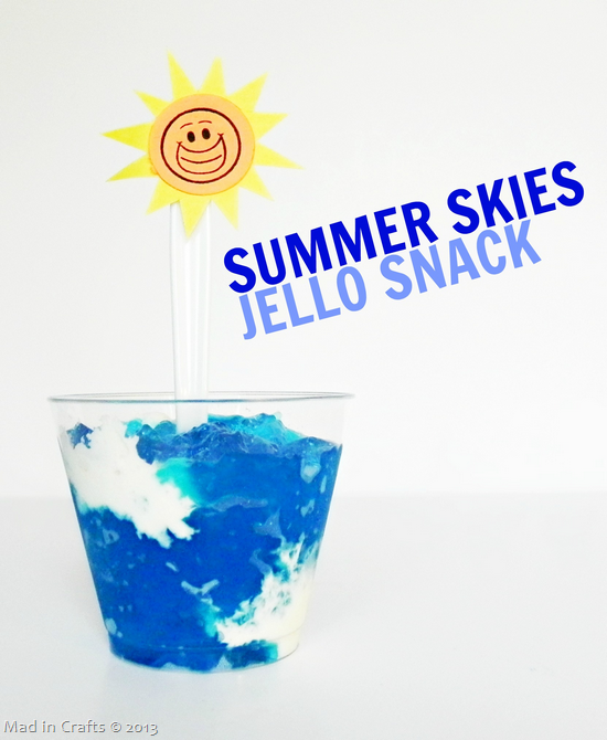Summer skies jello snack