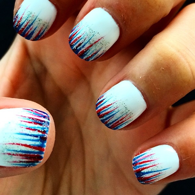 Patriotic nails