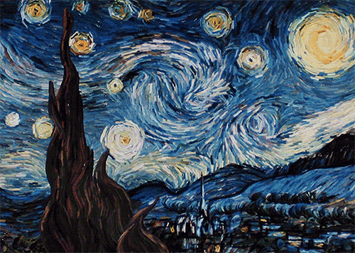 Van Gogh painting comes alive