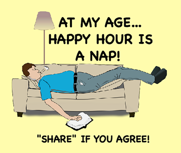 happy hour is a nap