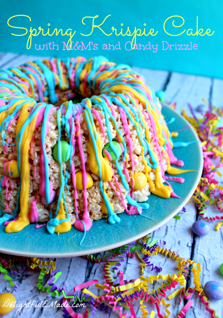 Spring Krispie Cake