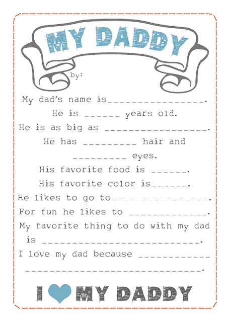 Fathers Day Printables Fathers Day Printables