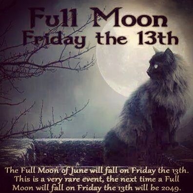 Full Moon Friday the 13th