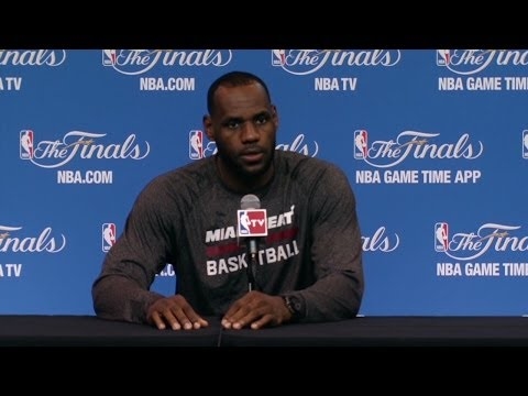 down 3 games to 1, Lebron must face the Media down 3 games to 1, Lebron must face the Media