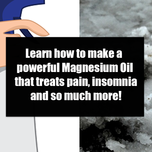 Learn how to make a powerful Magnesium Oil that treats pain, insomnia and so much more!