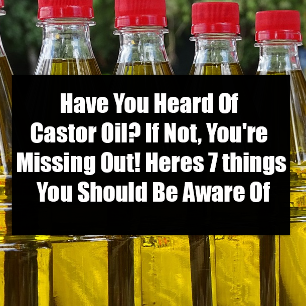 Have You Heard Of Castor Oil? If Not, You're Missing Out! Heres 7 things You Should Be Aware Of