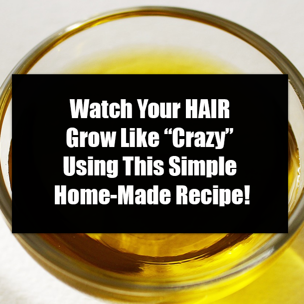 Watch Your HAIR Grow Like “Crazy” Using This Simple Home-Made Recipe!