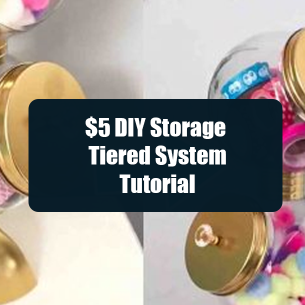 $5 DIY Storage Tiered System Tutorial