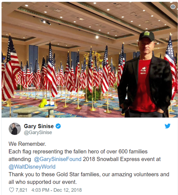 ‘Forrest Gump’ Star Gary Sinise Flies Kids Of Fallen US Soldiers To Disney World For Christmas - picture 4
