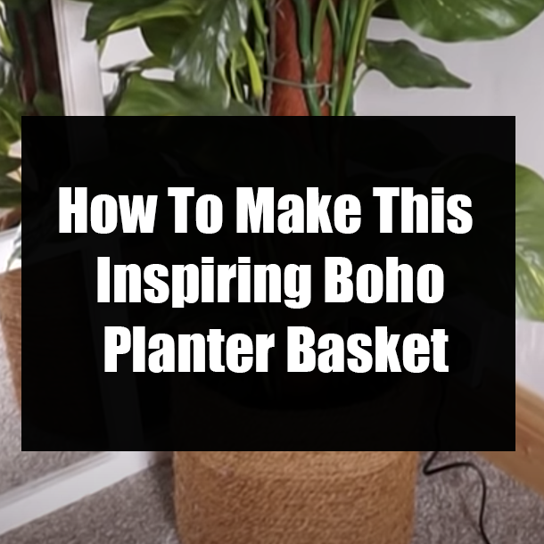 ​How To Make This Inspiring Boho Planter Basket