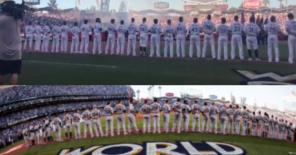 ​Two Teams Do Something Incredible Before The World Series Concerning National Anthem, Pay Close Attention - picture 2