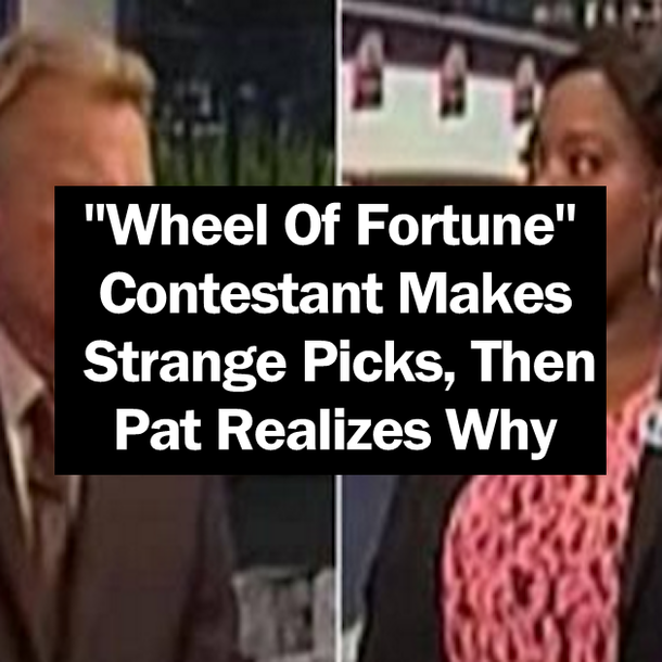 "Wheel Of Fortune" Contestant Makes Strange Picks, Then Pat Realizes Why