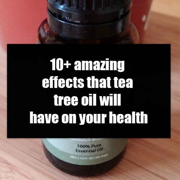 10+ amazing effects that tea tree oil will have on your health