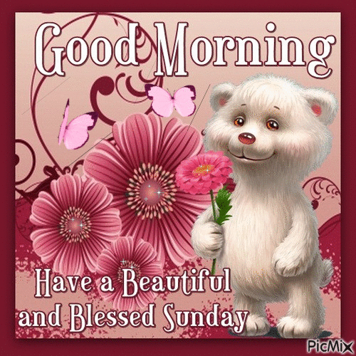 10 Animated Good Morning Sunday Quotes, Sayings And Gifs - picture 3