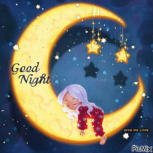 10 Animated Good Night Greetings & Wishes - picture 6