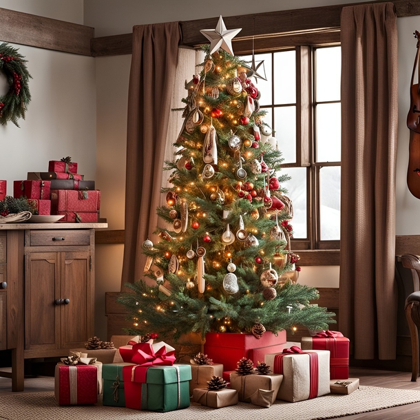 10 Beautiful Christmas Tree Ai Art Pictures You Will Love - picture 6