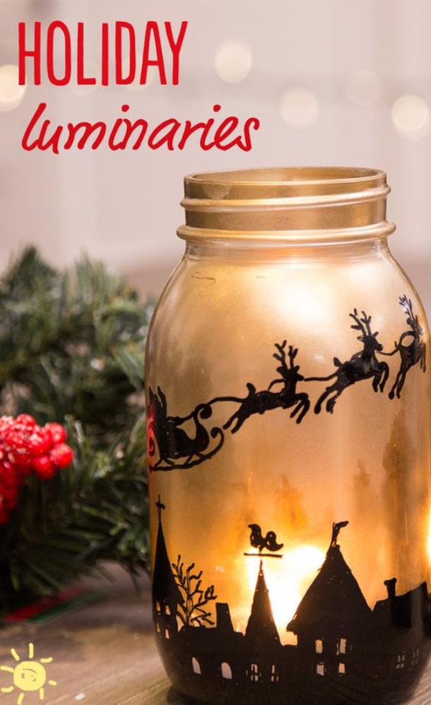10 Beautiful DIY Christmas Luminaries - picture 7