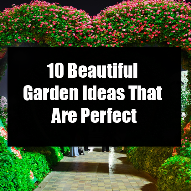 10 Beautiful Garden Ideas That Are Perfect