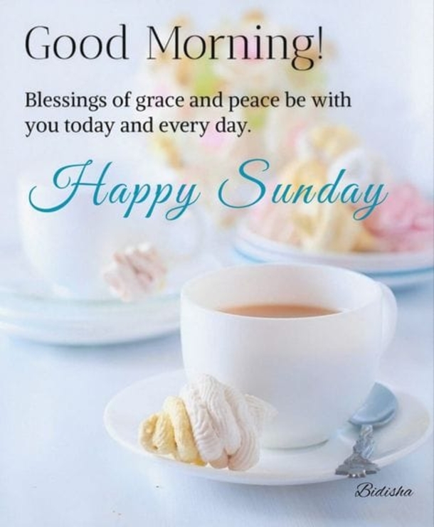 10 Beautiful Good Morning & Happy Sunday Greetings With Images - picture 5