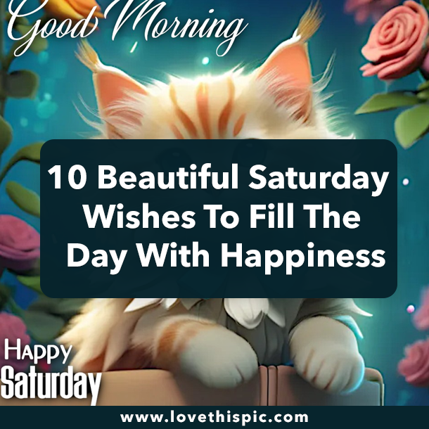 10 Beautiful Saturday Wishes To Fill The Day With Happiness