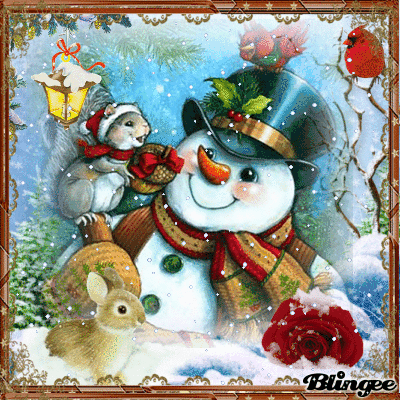 10 Beautiful Snowman Gifs For Winter - picture 13