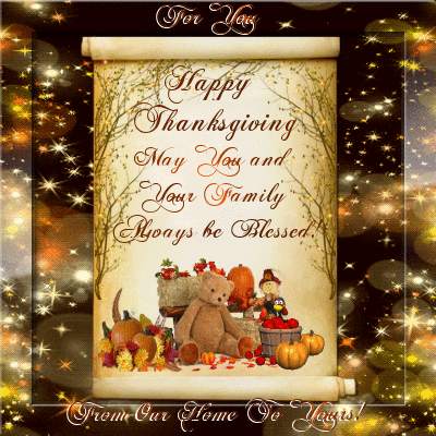 10 Beautiful Thanksgiving Blessings Gif To Make The Day Special - picture 6