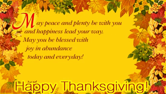 10 Beautiful Thanksgiving Blessings Gif To Make The Day Special - picture 9