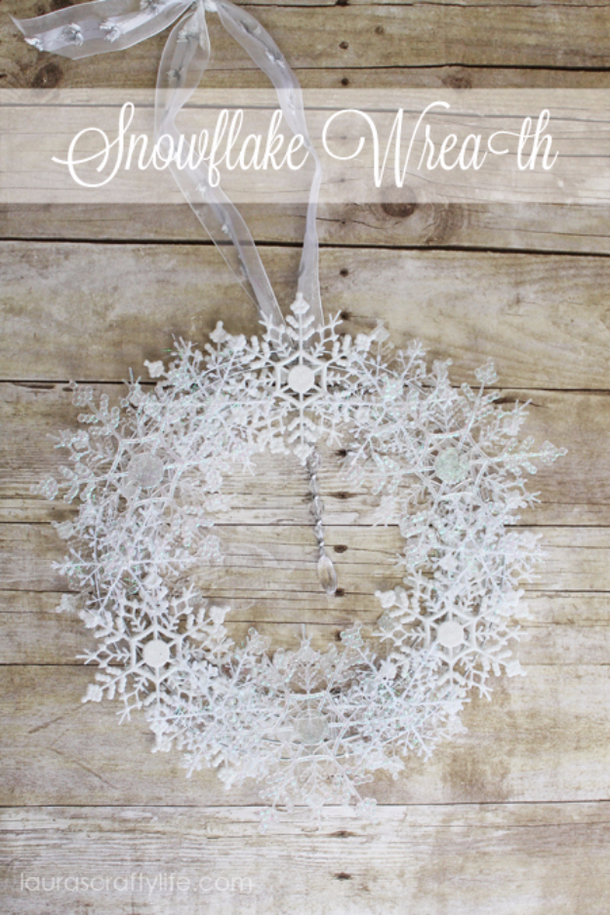 10 Beautiful Winter Crafts Using Snowflakes - picture 6