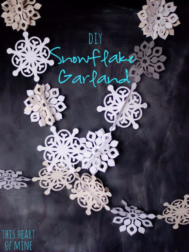 10 Beautiful Winter Crafts Using Snowflakes - picture 7