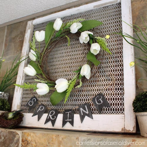 10 Best DIY Spring Mantel Ideas For The Home - picture 2