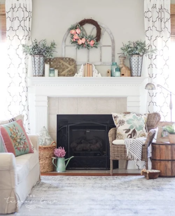 10 Best DIY Spring Mantel Ideas For The Home - picture 4